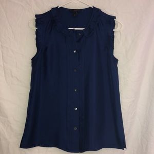 J crew 100% silk blouse